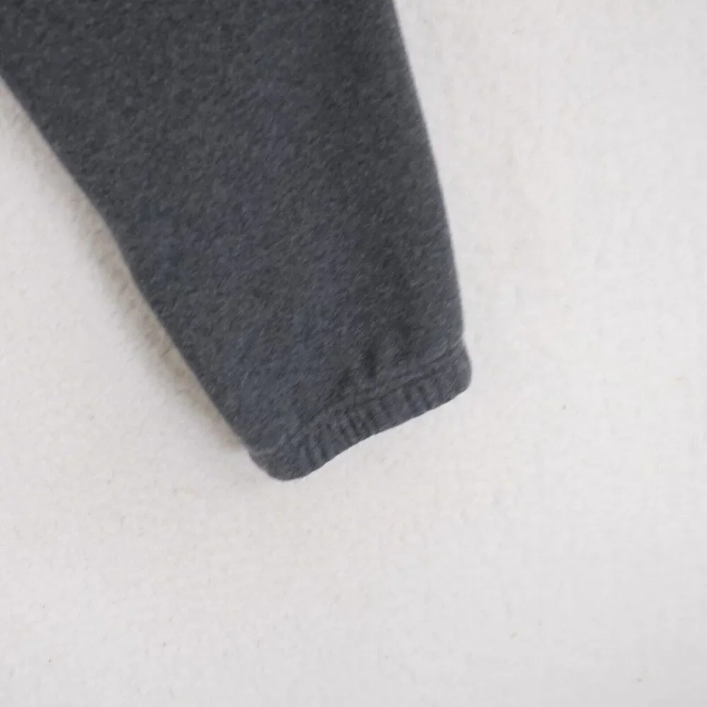 Adidas Gray Sweatpants 3 Stripe Large High Rise 31/30 High‎ Rise